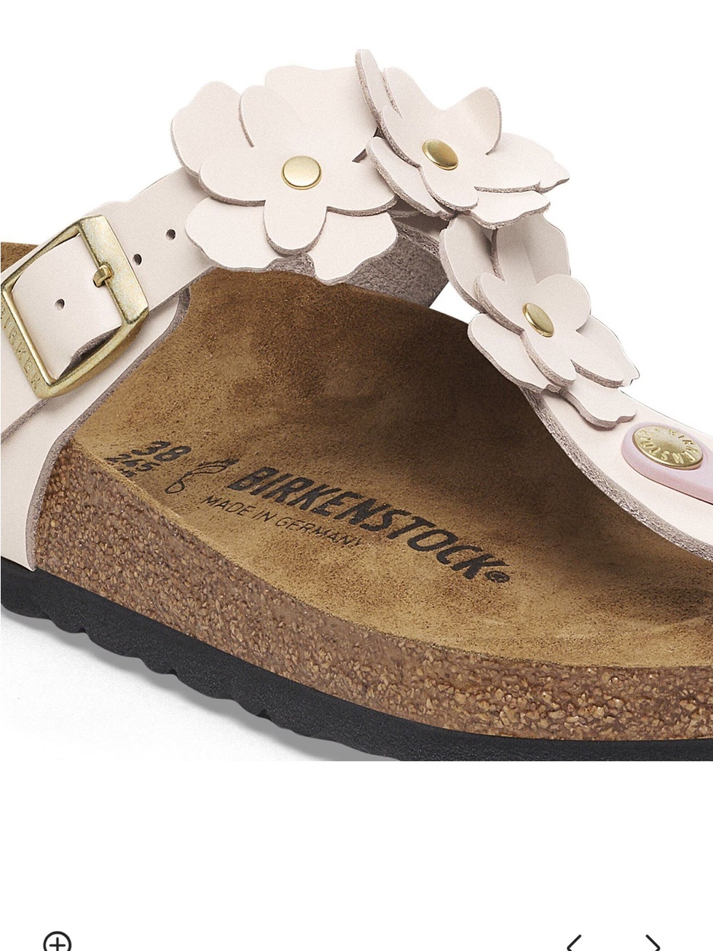 Gizeh Flower Embellishment Birkenstocks - Picture 2 of 8